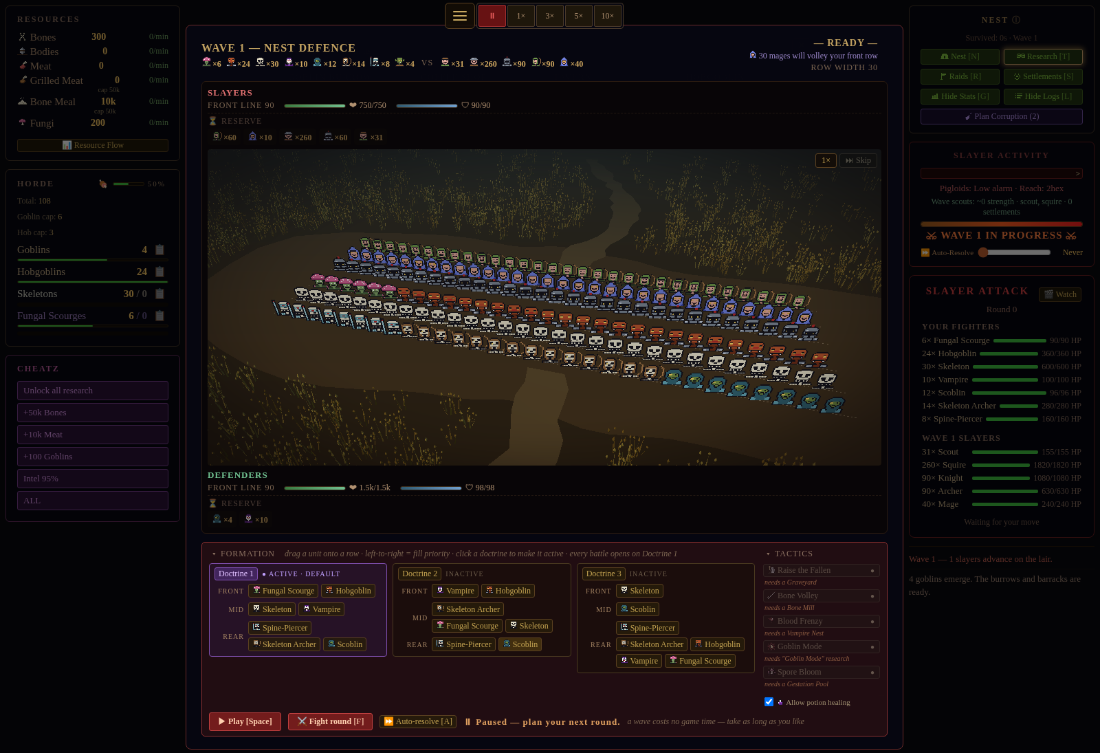 The battle board