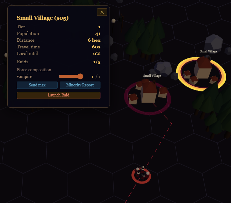 A raid in progress